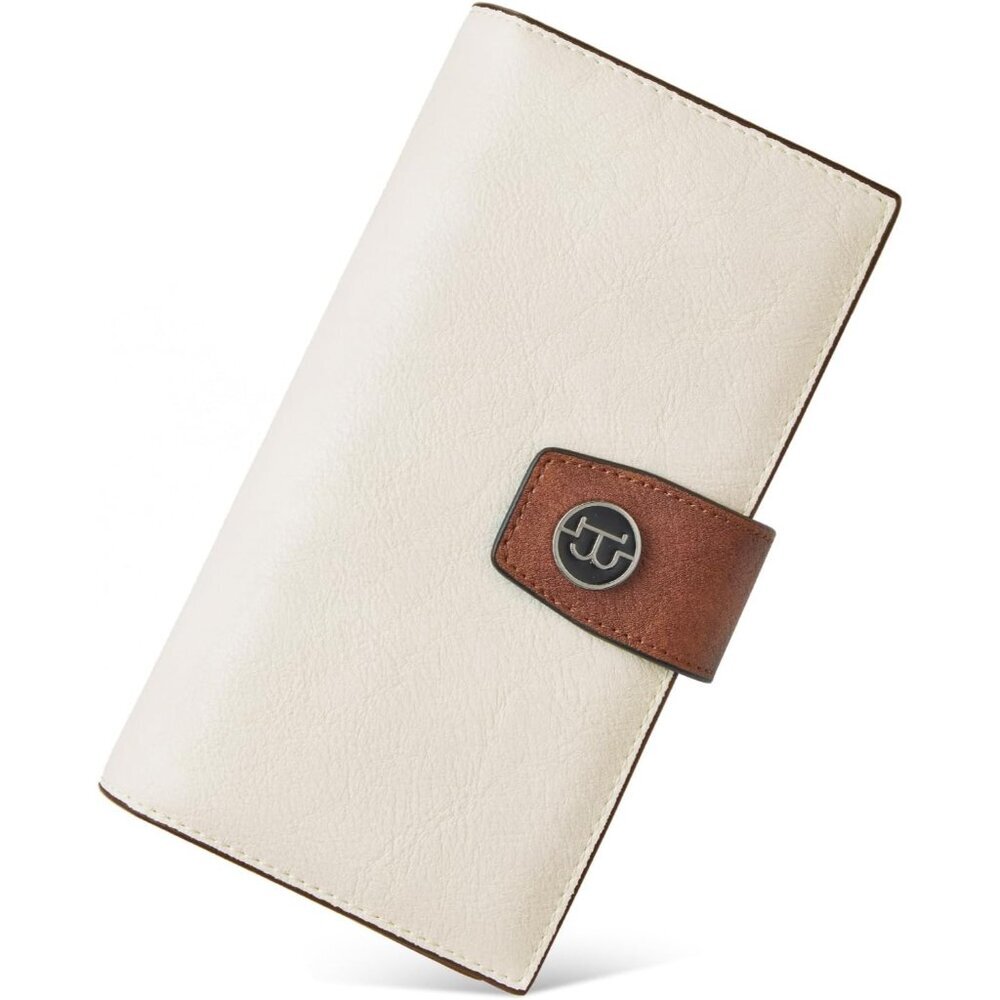 Womens Leather Wallets Rfid Blocking Large Capacity Credit Cards Holder Phone Cl